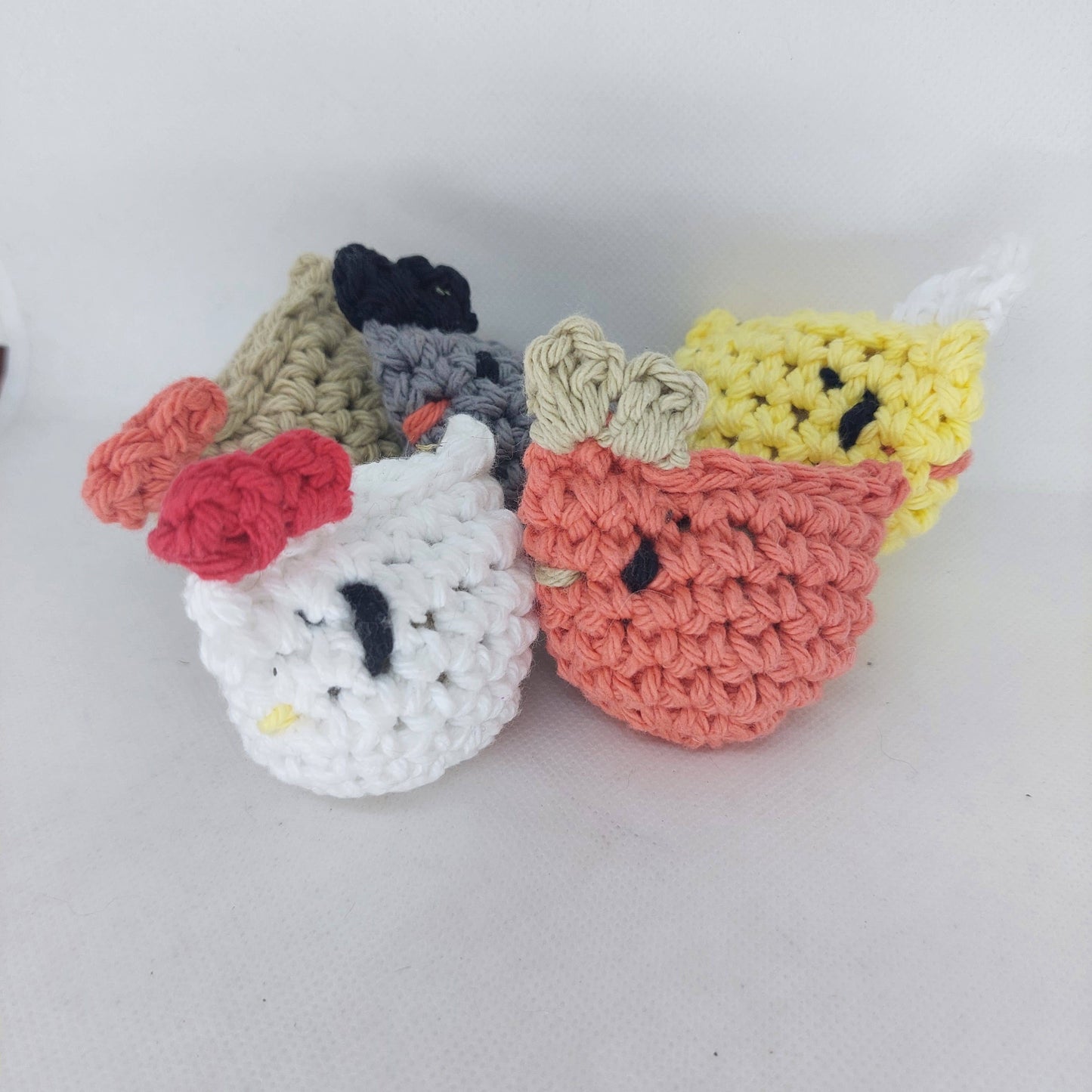 Spring Hens / Chickens Catnip Toy - MADE TO ORDER: Gray