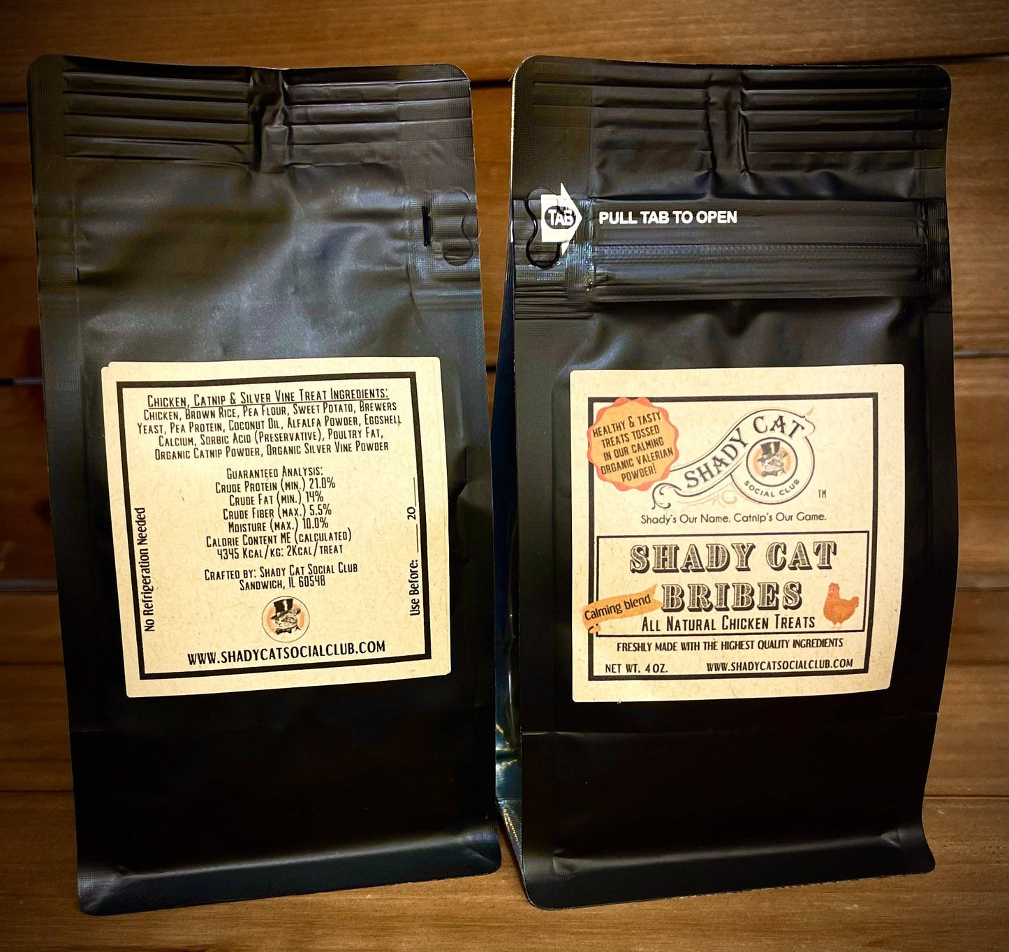 Shady Cat Bribes - Cat Treats **new custom bags**: Whitefish