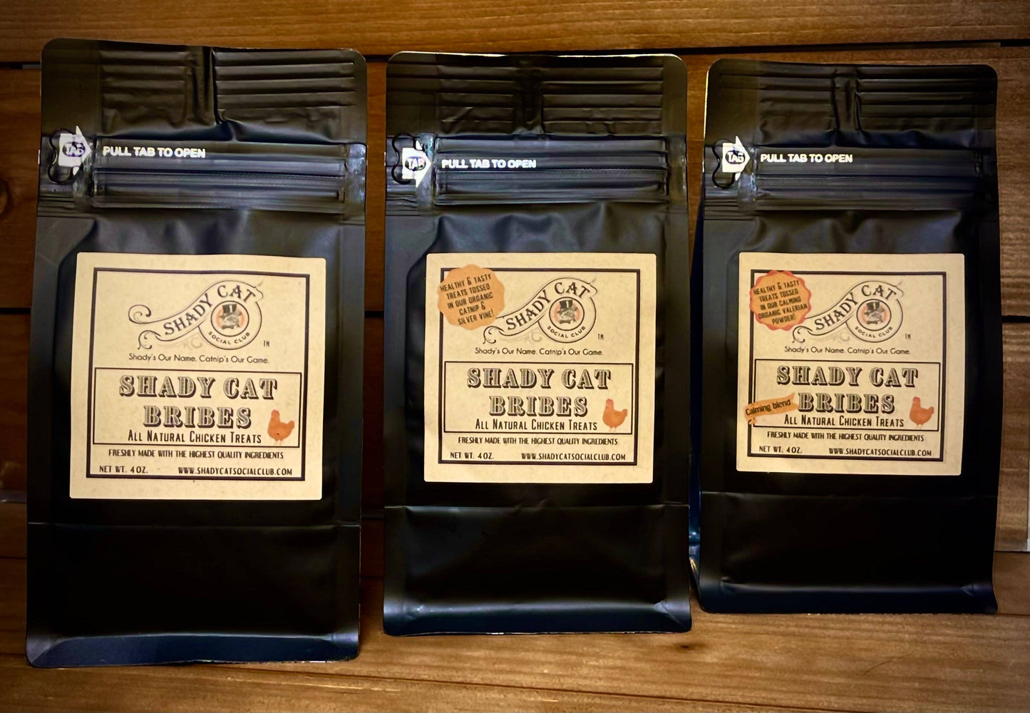 Shady Cat Bribes - Cat Treats **new custom bags**: Chicken