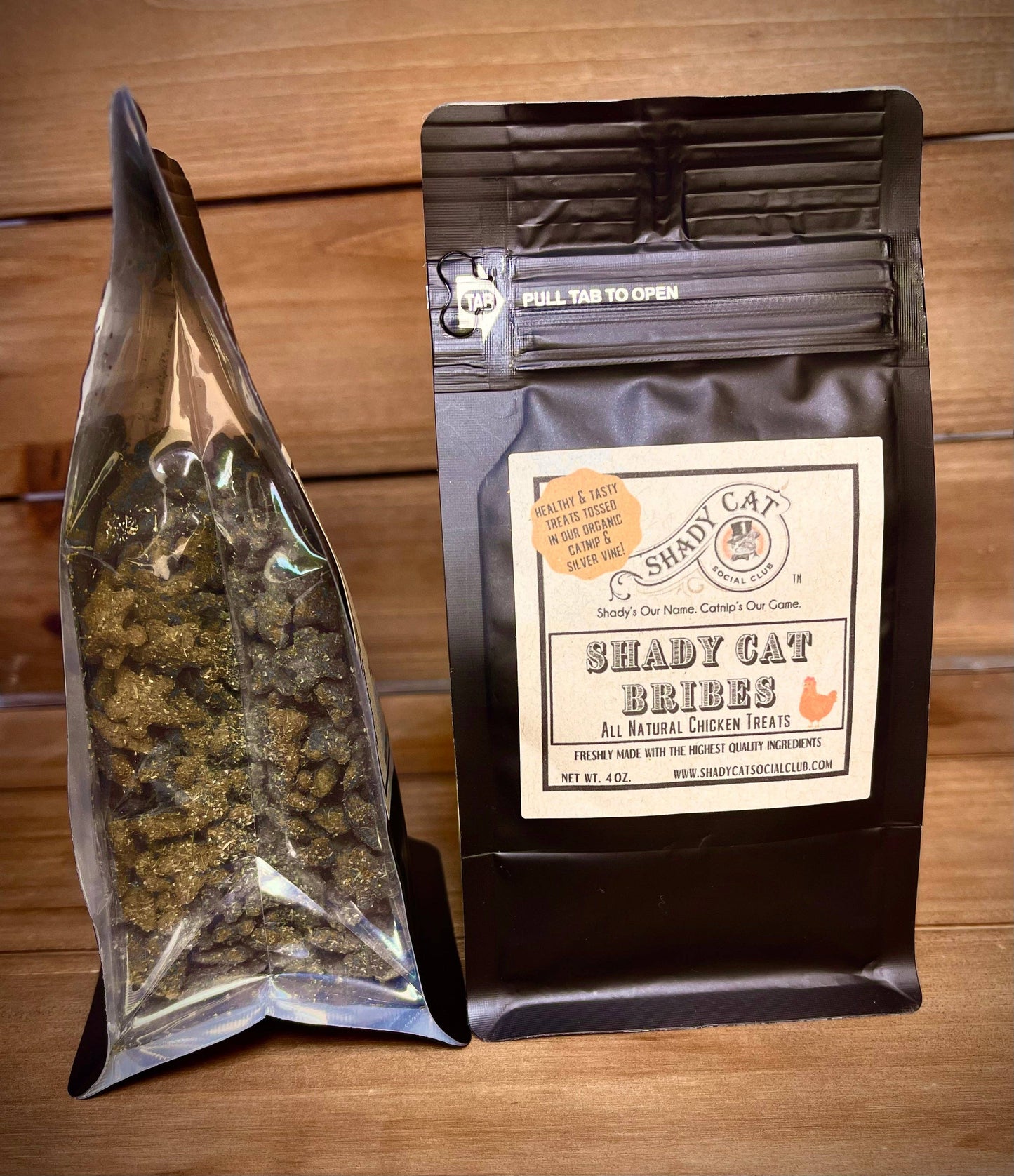 Shady Cat Bribes - Cat Treats **new custom bags**: Whitefish