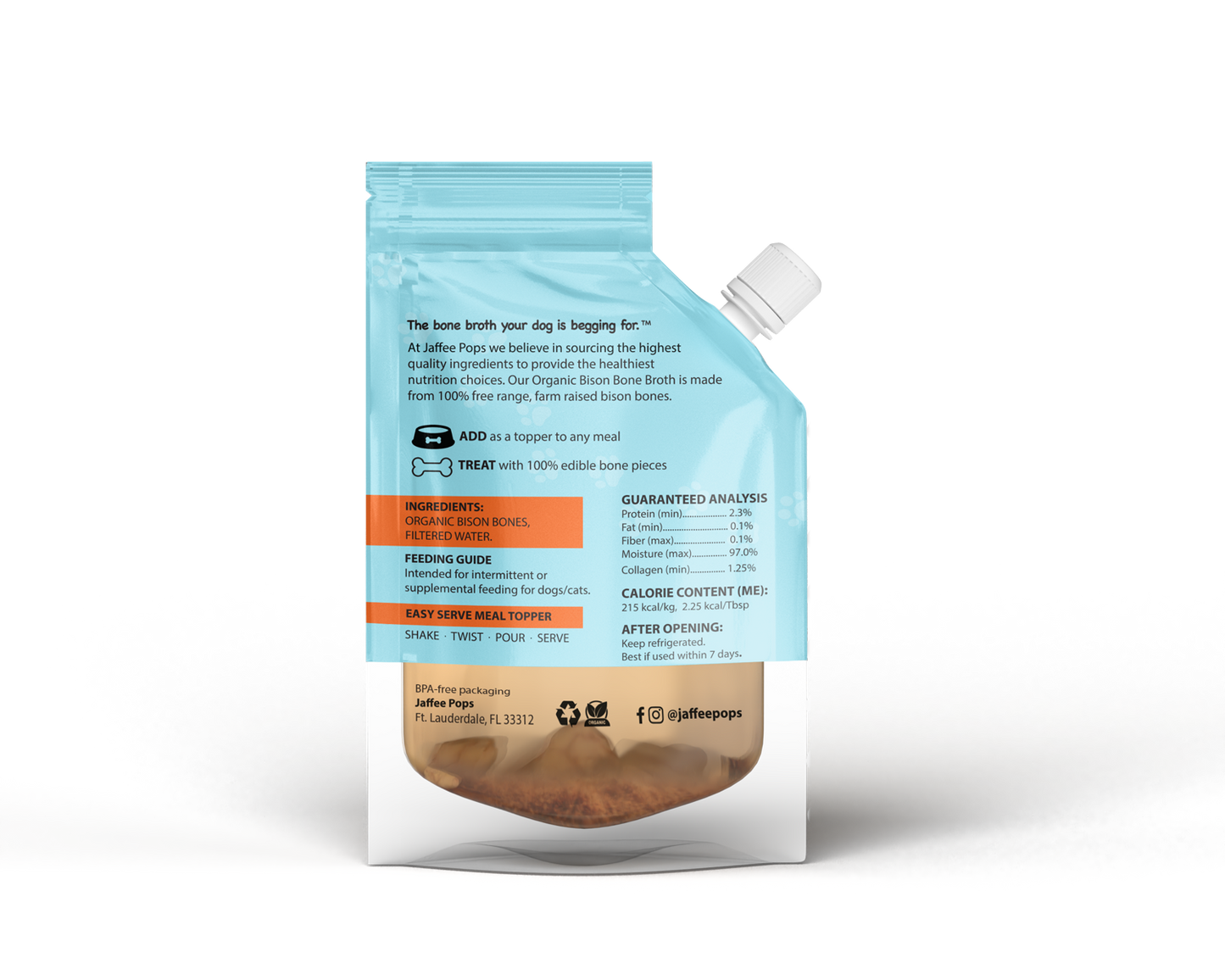 BISON Bone Broth - 20 oz Pouch