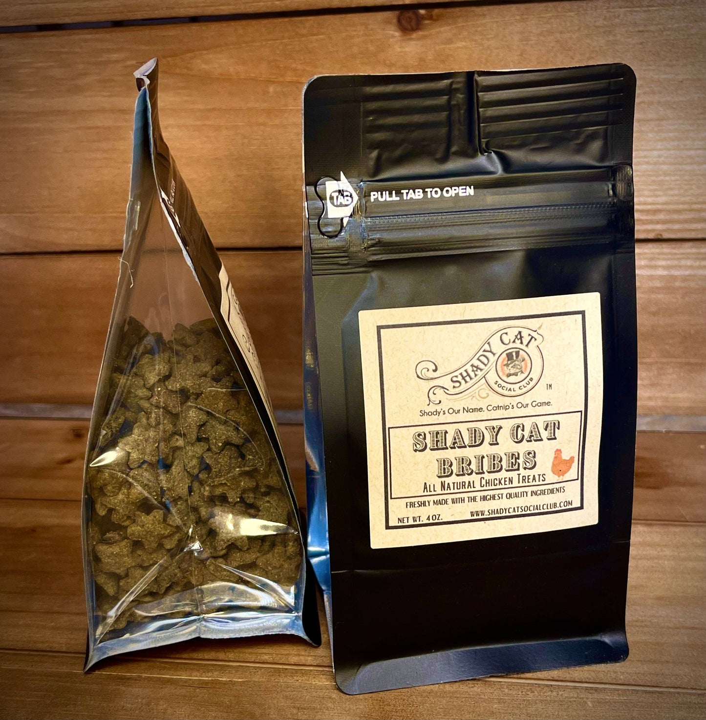 Shady Cat Bribes - Cat Treats **new custom bags**: Whitefish