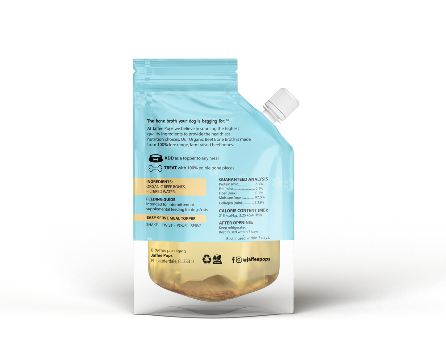 BEEF Bone Broth - 20 oz Pouch