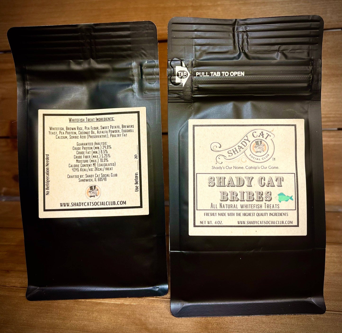 Shady Cat Bribes - Cat Treats **new custom bags**: Chicken