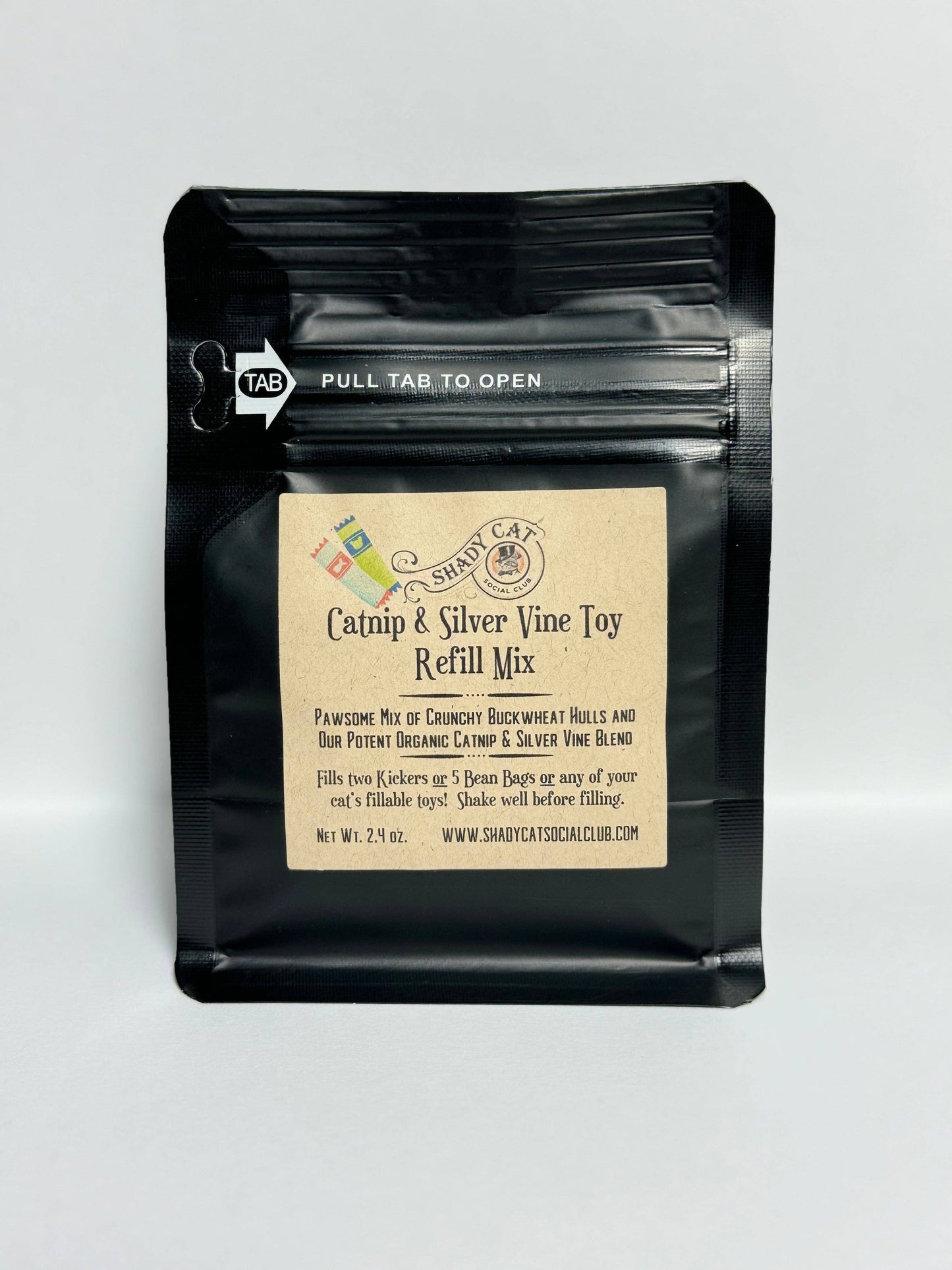 Refill Bag for Catnip and Silver vine Bean Bags and Kickers