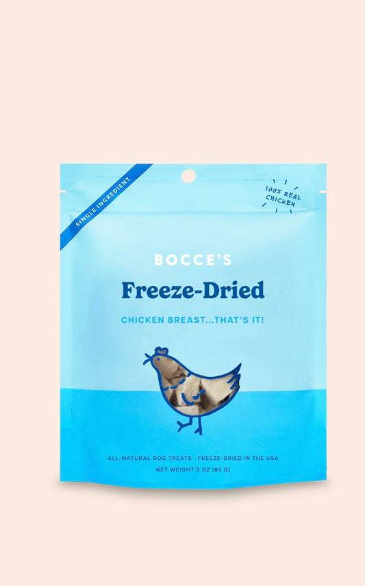 Bocce's Bakery Chicken Liver Freeze-Dried Treats, 3-oz bag