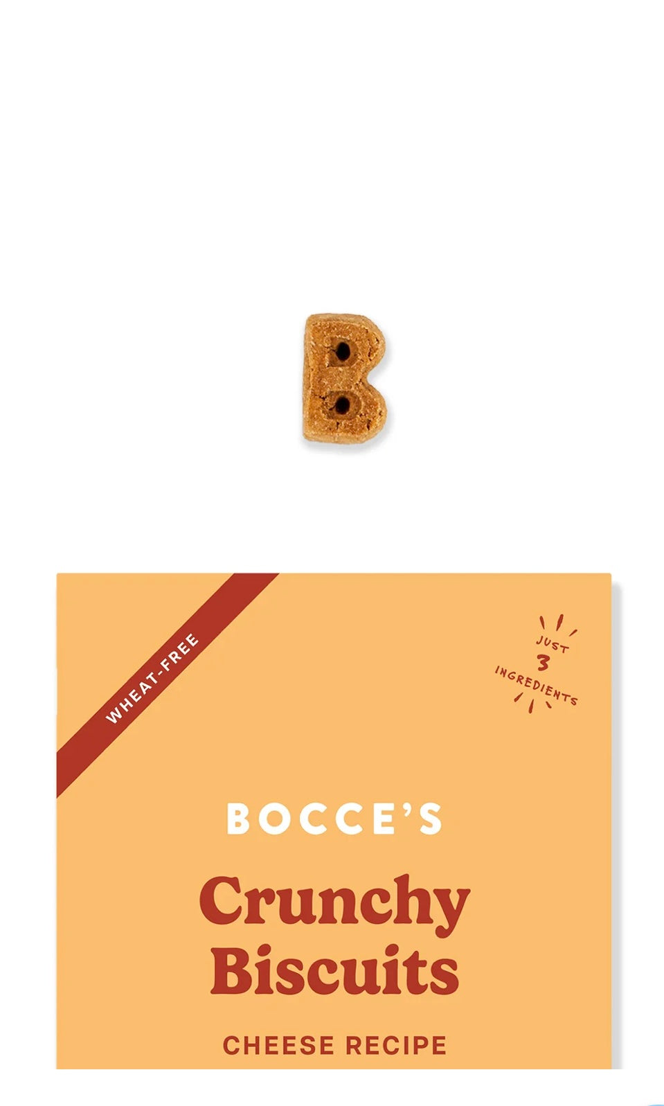 Bocce's Bakery Oven Baked Wheat-Free Cheese Recipe Dog Treats, 14oz box