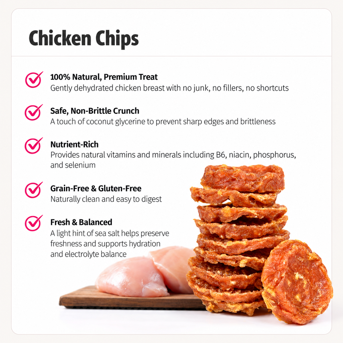 Savory Dog Treat Chips