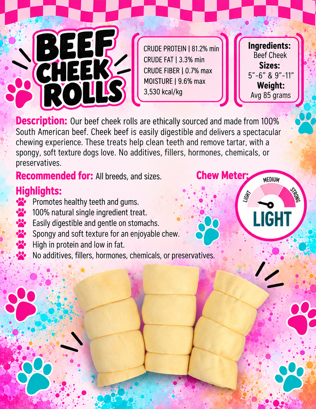 Beef Cheek Rolls