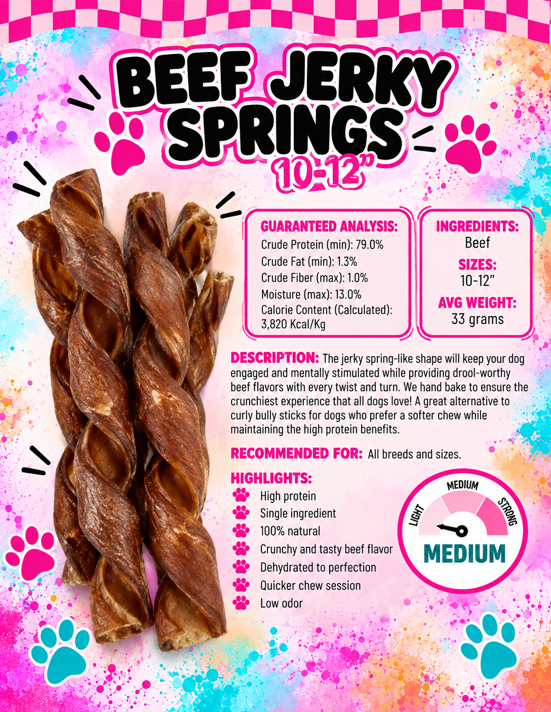 Beef Jerky Springs