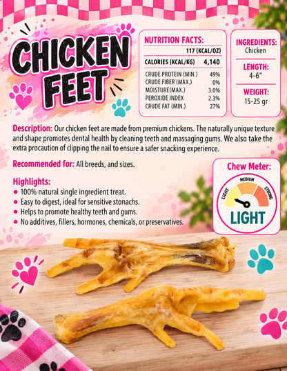 Nail-Free Chicken Feet